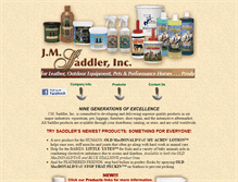 Tablet Screenshot of jmsaddler.com
